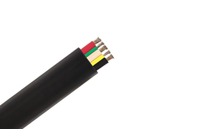 Type G-GC Power, Flat Parallel Portable W/Ground-Check, EPR/CPE 2000 Volts, 90˚C, Three Conductors Cable